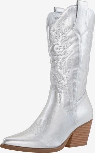 Salinyang Cowboystiefel in silber, Produktansicht