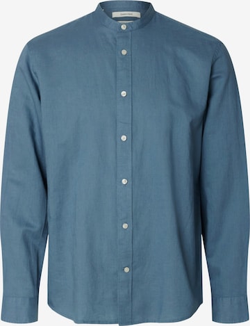 SELECTED Hemd 'SLHCLAY' in Blau: Vorderseite