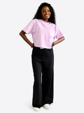 TATES Shirt 'Soft Touch' in Lila