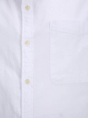 Jack & Jones Plus Regular fit Button Up Shirt 'Oxford' in White