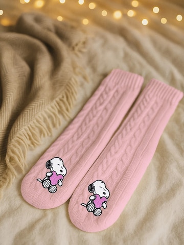 Snoopy & Die Peanuts Socken‌‌‌‌‌‌ in Pink