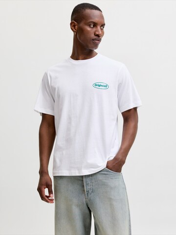 Tricou de la JACK & JONES pe alb