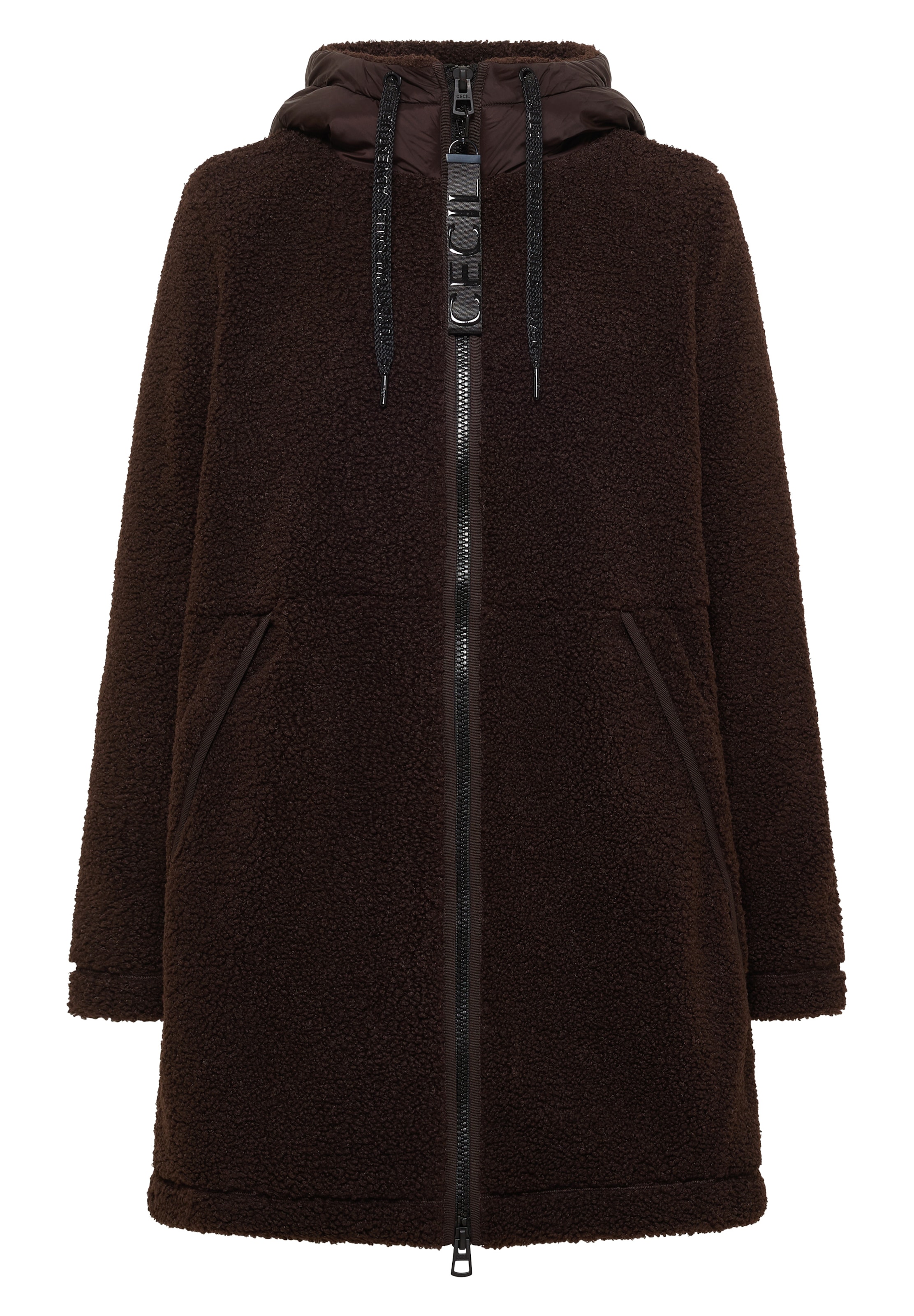 CECIL Between-Seasons Coat in L in Dark brown, Item view