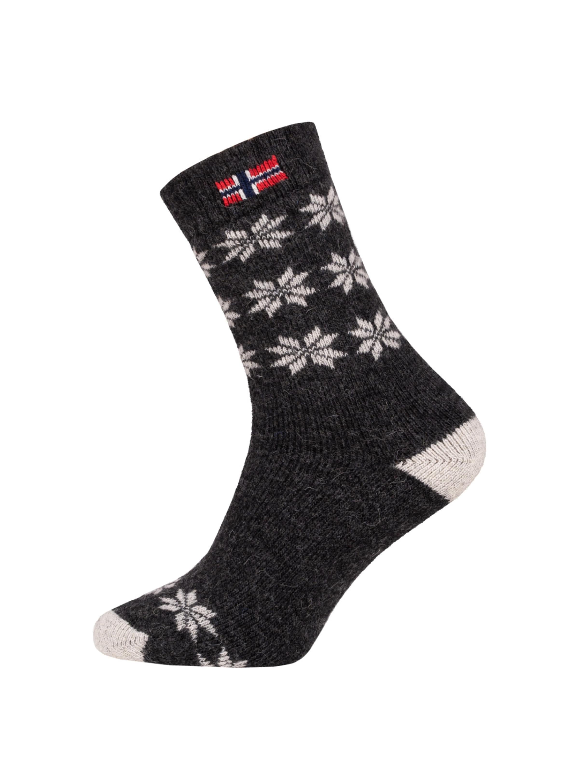 HomeOfSocks Socks 'HOS804' in Grey: front