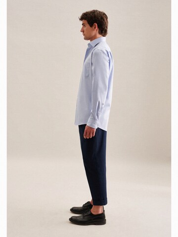 SEIDENSTICKER Comfort fit Business shirt in Blue