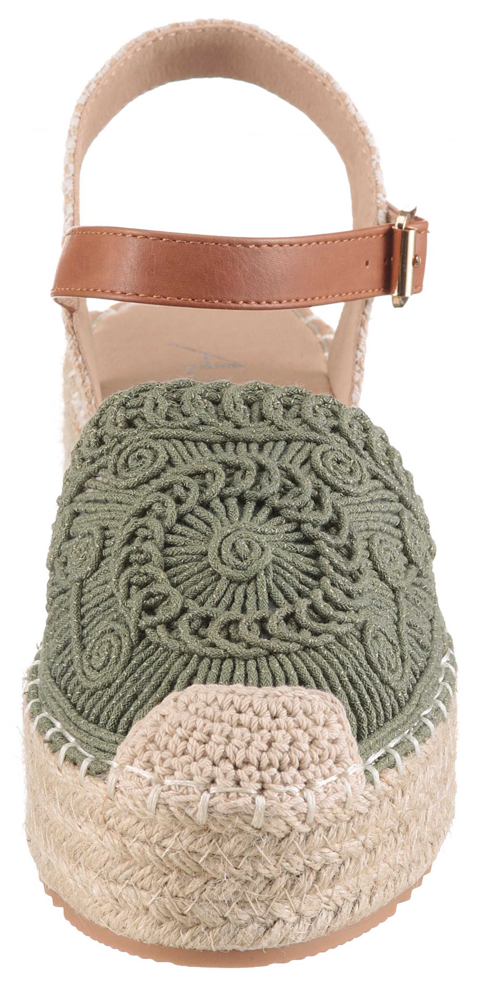 Aniston Espadrilles in Green