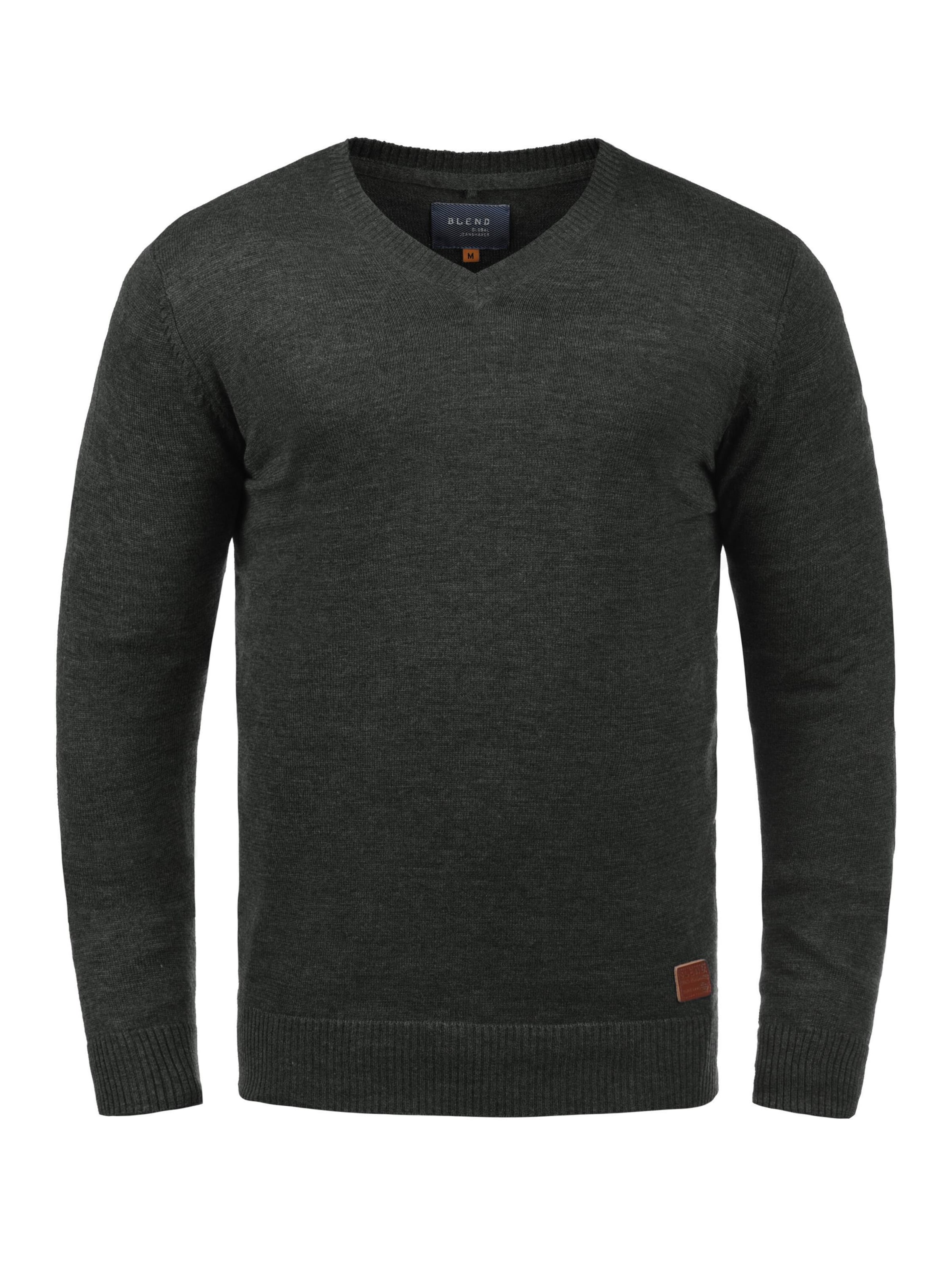 BLEND Pullover 'Lasse' in Grau: Vorderseite