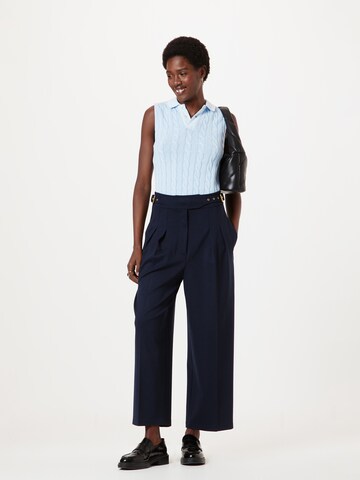 Lauren Ralph Lauren regular Παντελόνι πλισέ 'ZATTARY' σε μπλε
