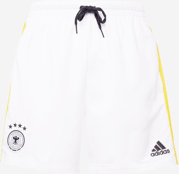 ADIDAS SPORTSWEAR - Regular Calças de desporto 'DFB DNA' em branco: frente