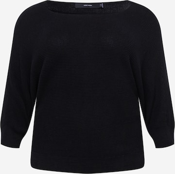 Vero Moda Curve Sweater 'TUGALEX' in Black: front