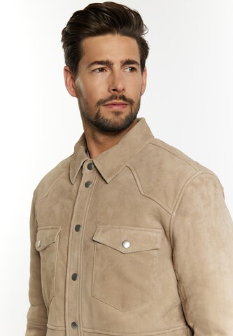 DreiMaster Vintage Regular fit Between-season jacket 'Altiplano' in Beige