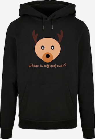 F4NT4STIC Sweatshirt in Zwart: voorkant