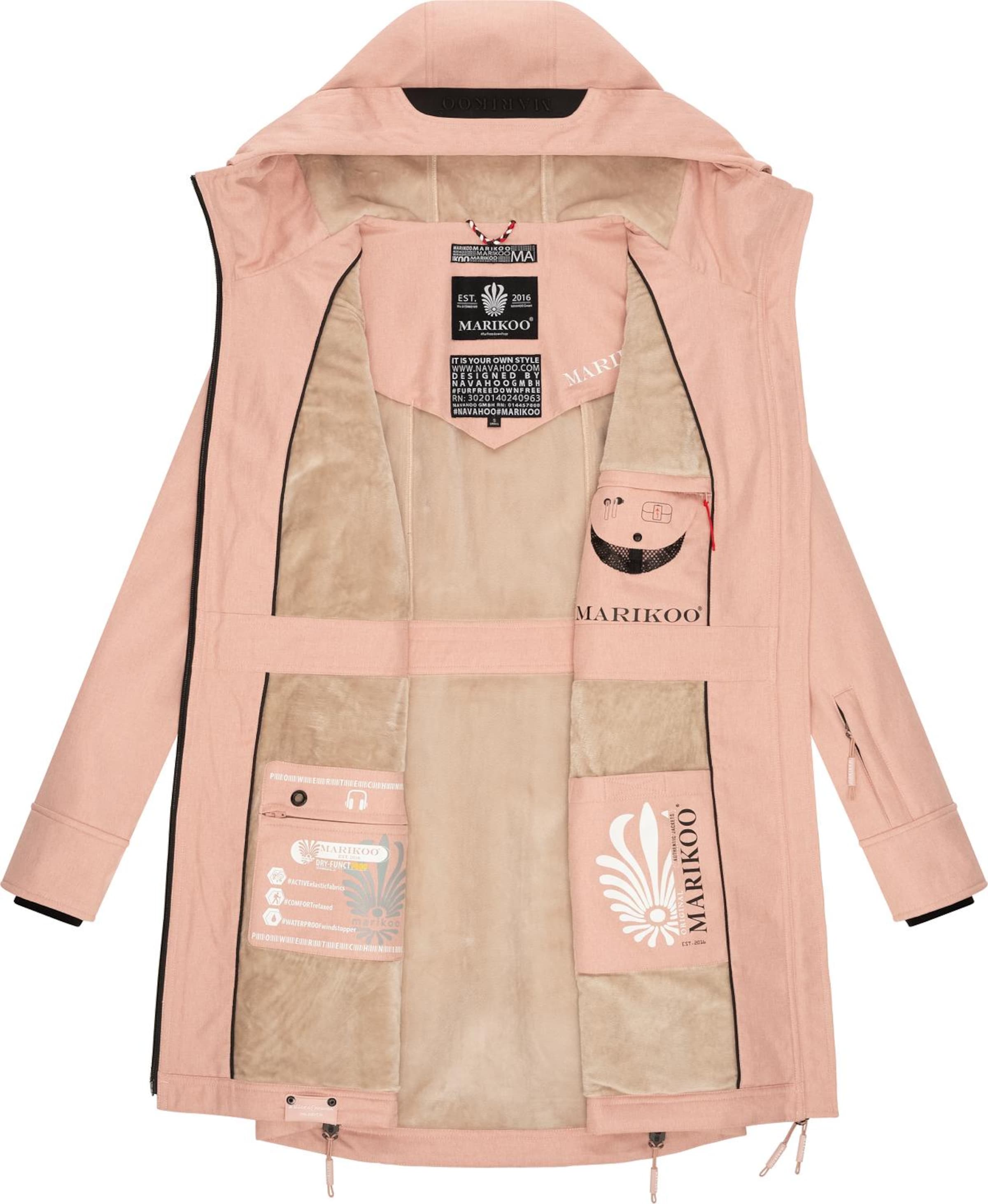 Parka mi-saison MARIKOO en rose