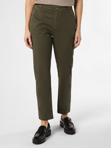 BOSS Tapered Pants 'C_Tashina-D' in Green: front