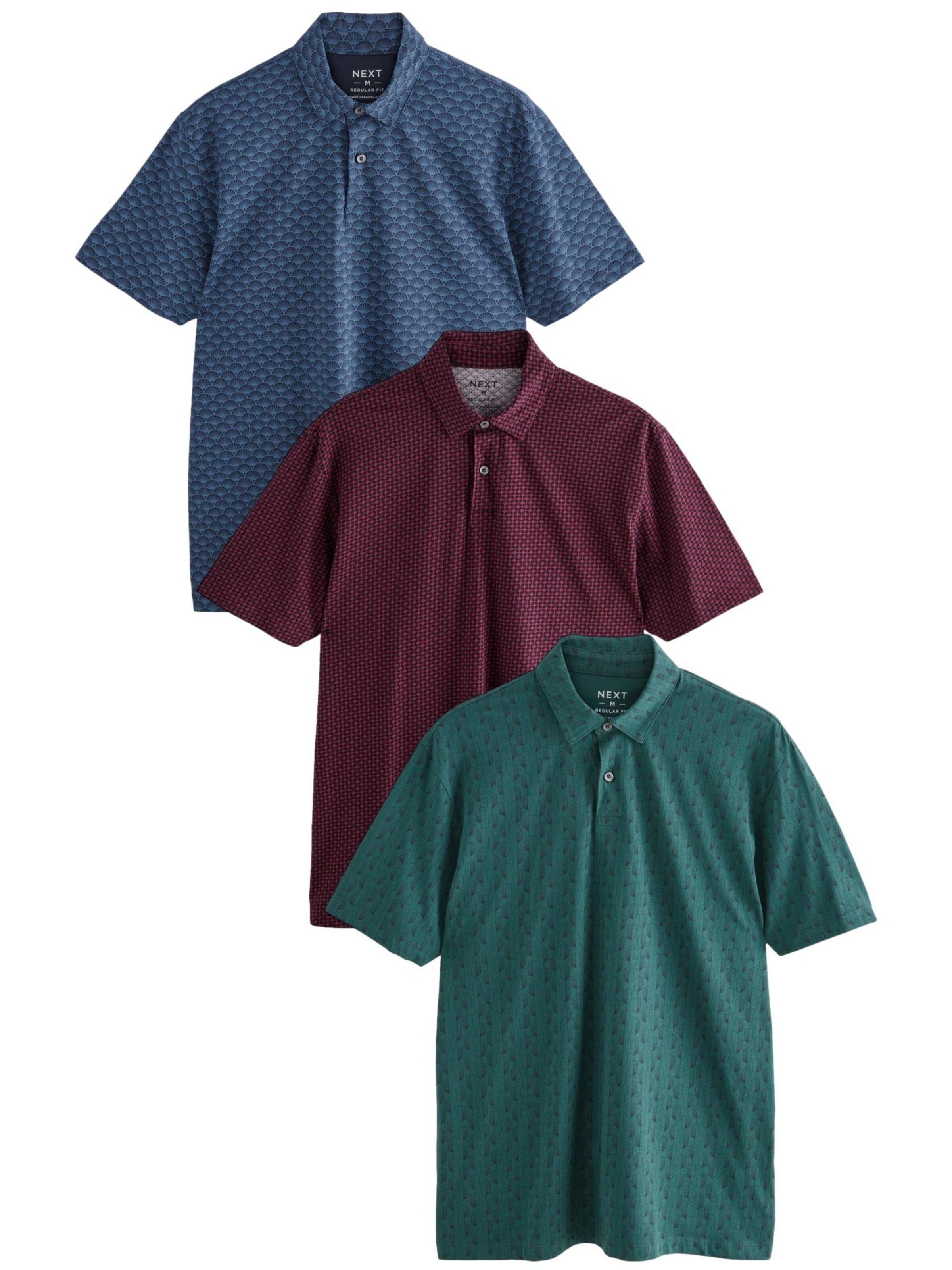 Next Shirt in Blue: front