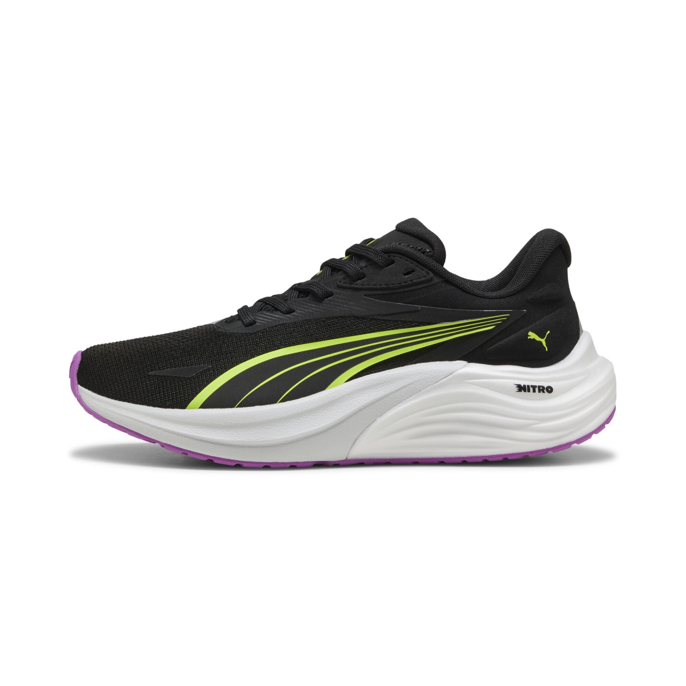 PUMA Running Shoes 'Electrify Nitro 4' in Black: front