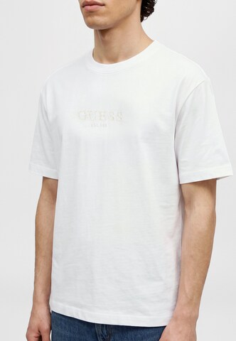 Maglietta 'ROOTS' di GUESS in bianco: frontale