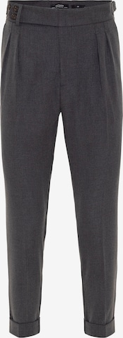 AntiochLoosefit Hlače s naborima - siva boja: prednji dio