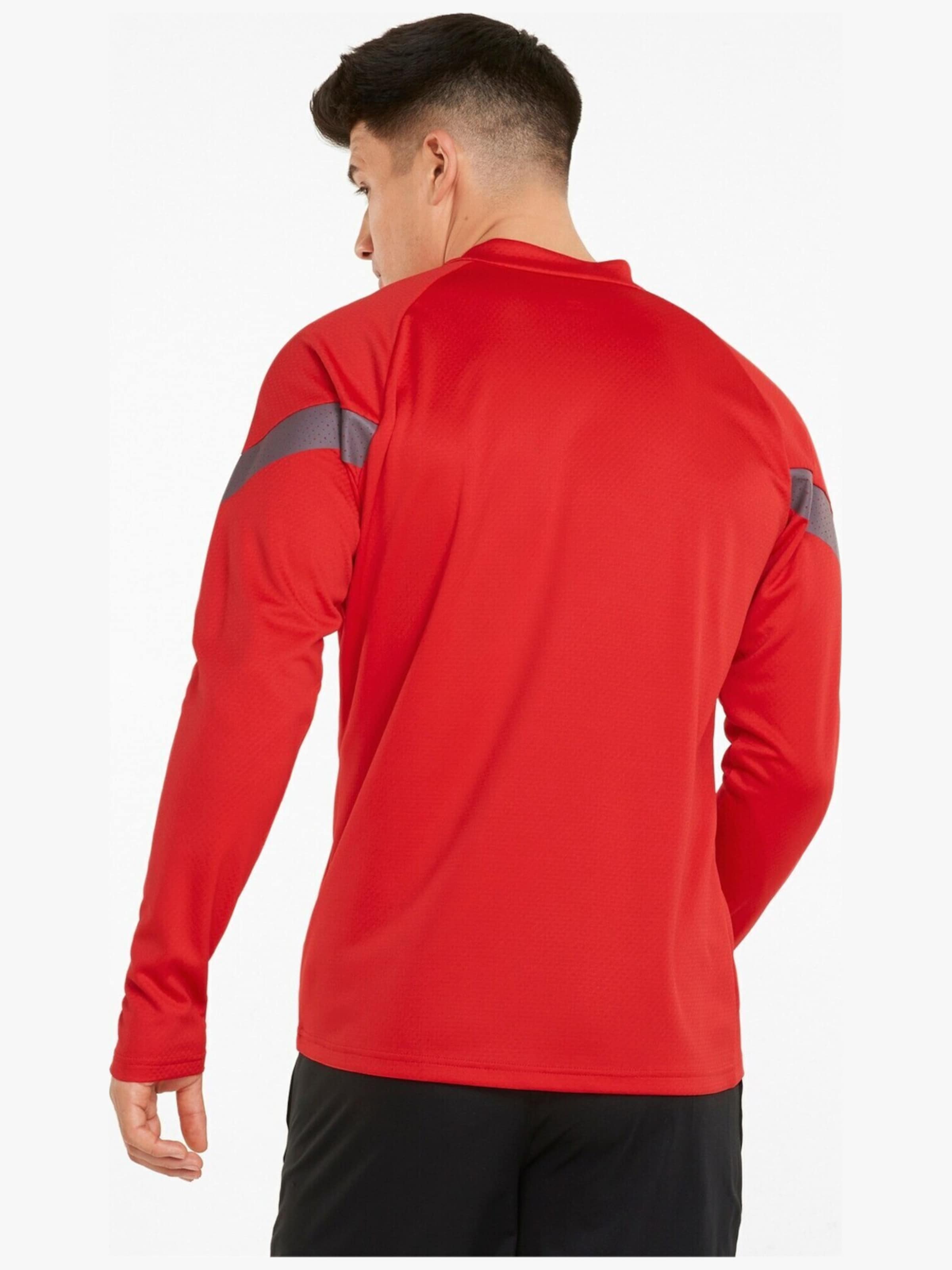 PUMA - Camiseta 'Puma Teamfinal Training 14 Zip' en rojo