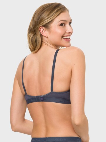BeeDees Triangle Bra 'BH Microfun N' in Blue