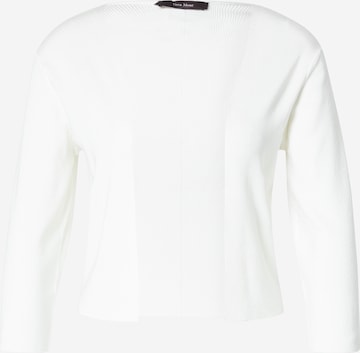 Vera Mont Knit Cardigan in White: front