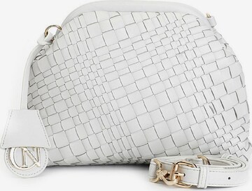 Borsa a tracolla di CAFè NOIR in bianco: frontale