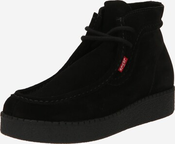 LEVI'S ® - Botines con cordones en negro: frente