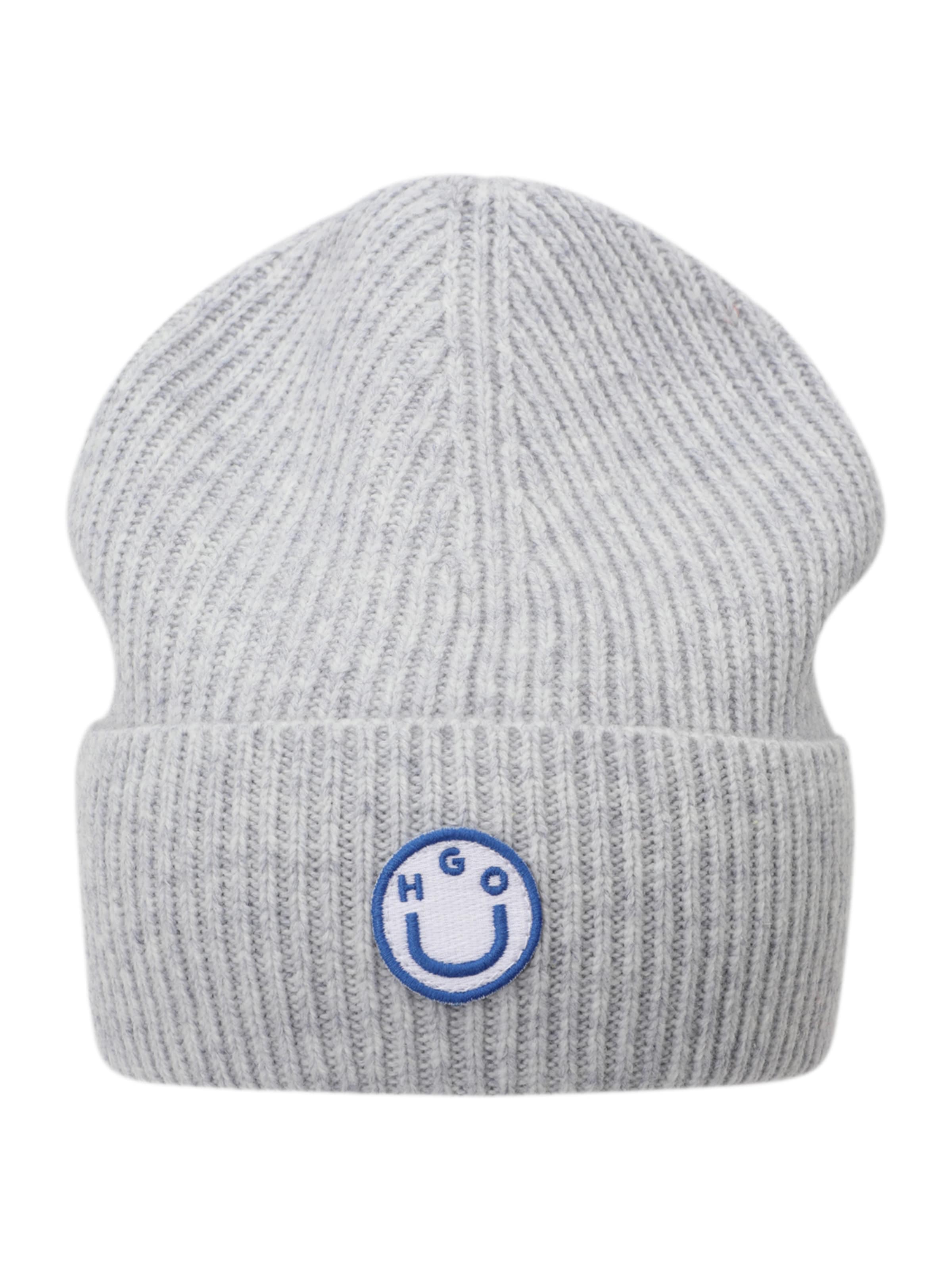 HUGO Beanie 'Xafi_B' in Grey: front