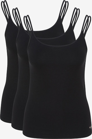 SPEIDEL Undershirt 'Bambus' in Black: front