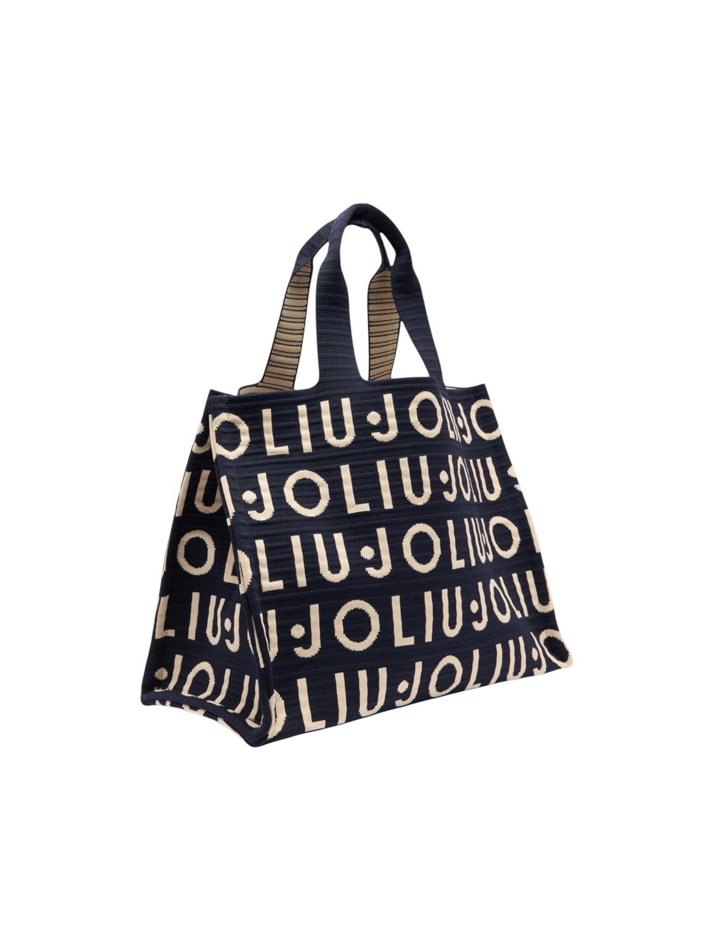 Liu Jo - Bolso de hombro 'L TOTE KNITTED LOGO 2A6026 M0300' en negro