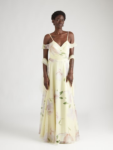 mascara Iltapuku värissä keltainen: etupuoli