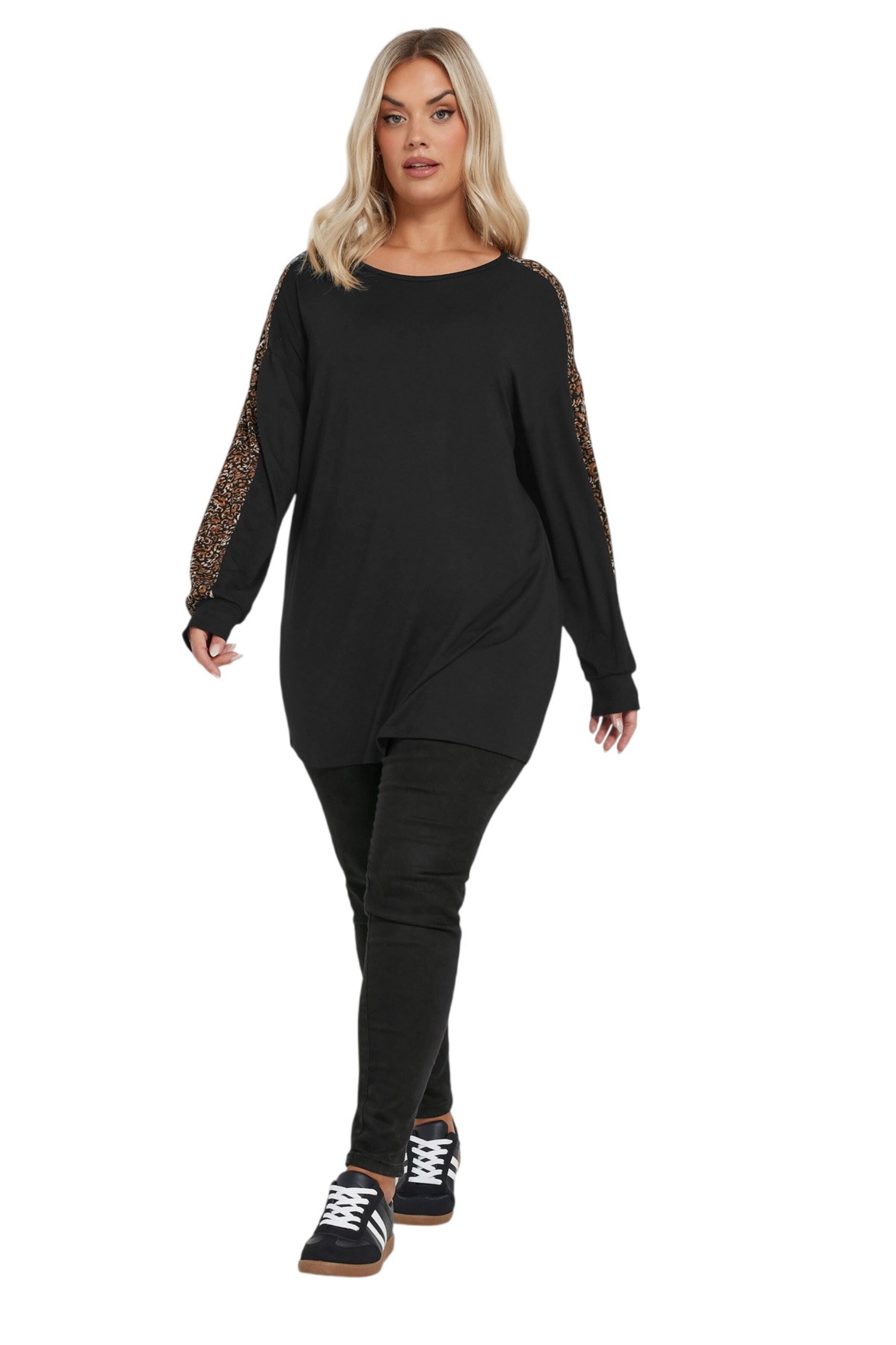 Stil Diva Shirt in Zwart