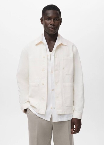MANGO MAN Between-Season Jacket 'Lou' in White: front
