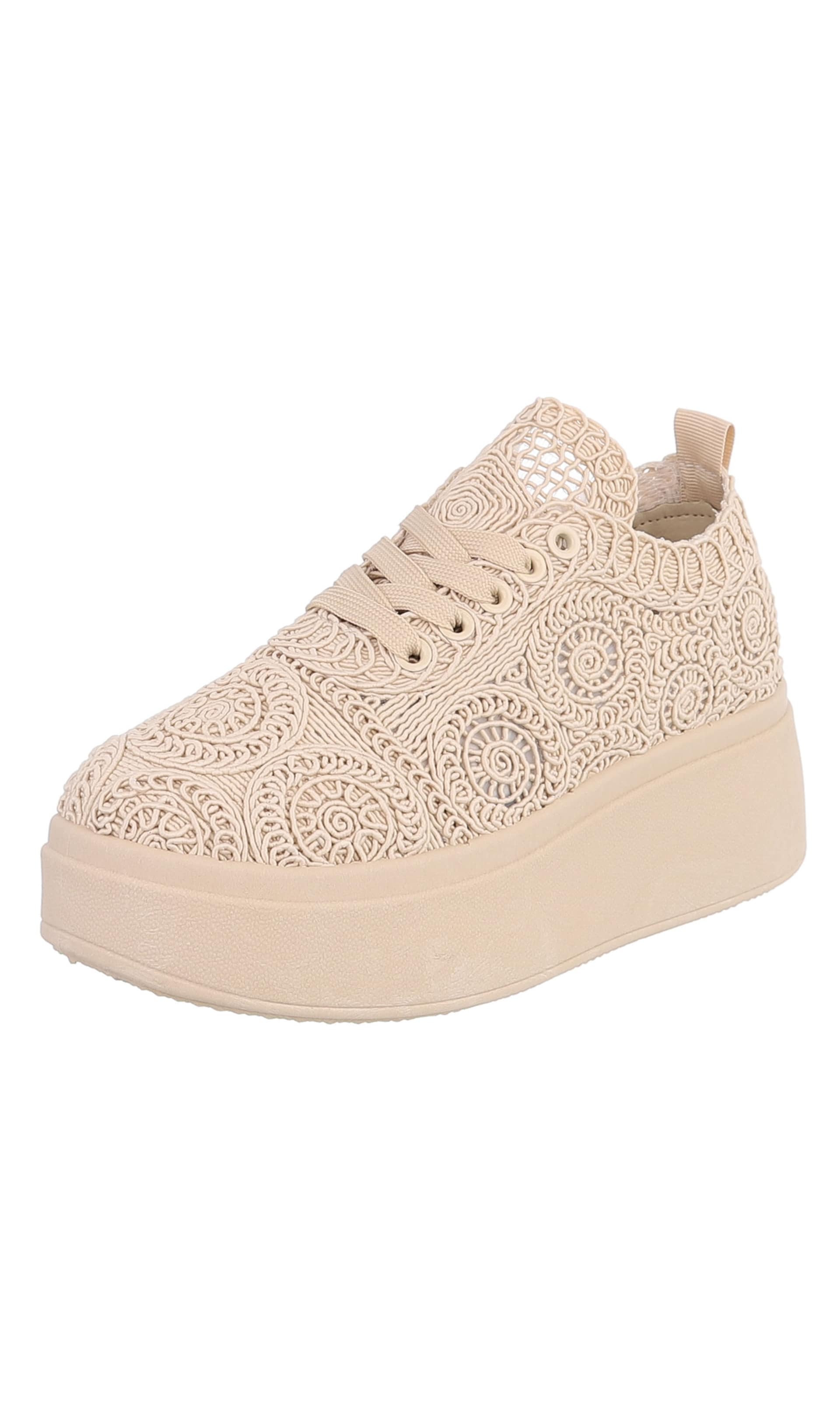 Ital-Design Sneaker in 36 in beige, Produktansicht