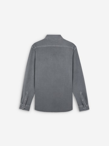 Scalpers Regular fit Skjorta 'New Honeycomb ' i grå