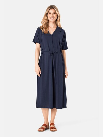 Robe 'Notalia' Masai en bleu : devant