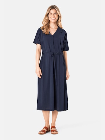 Robe 'Notalia' Masai en bleu : devant