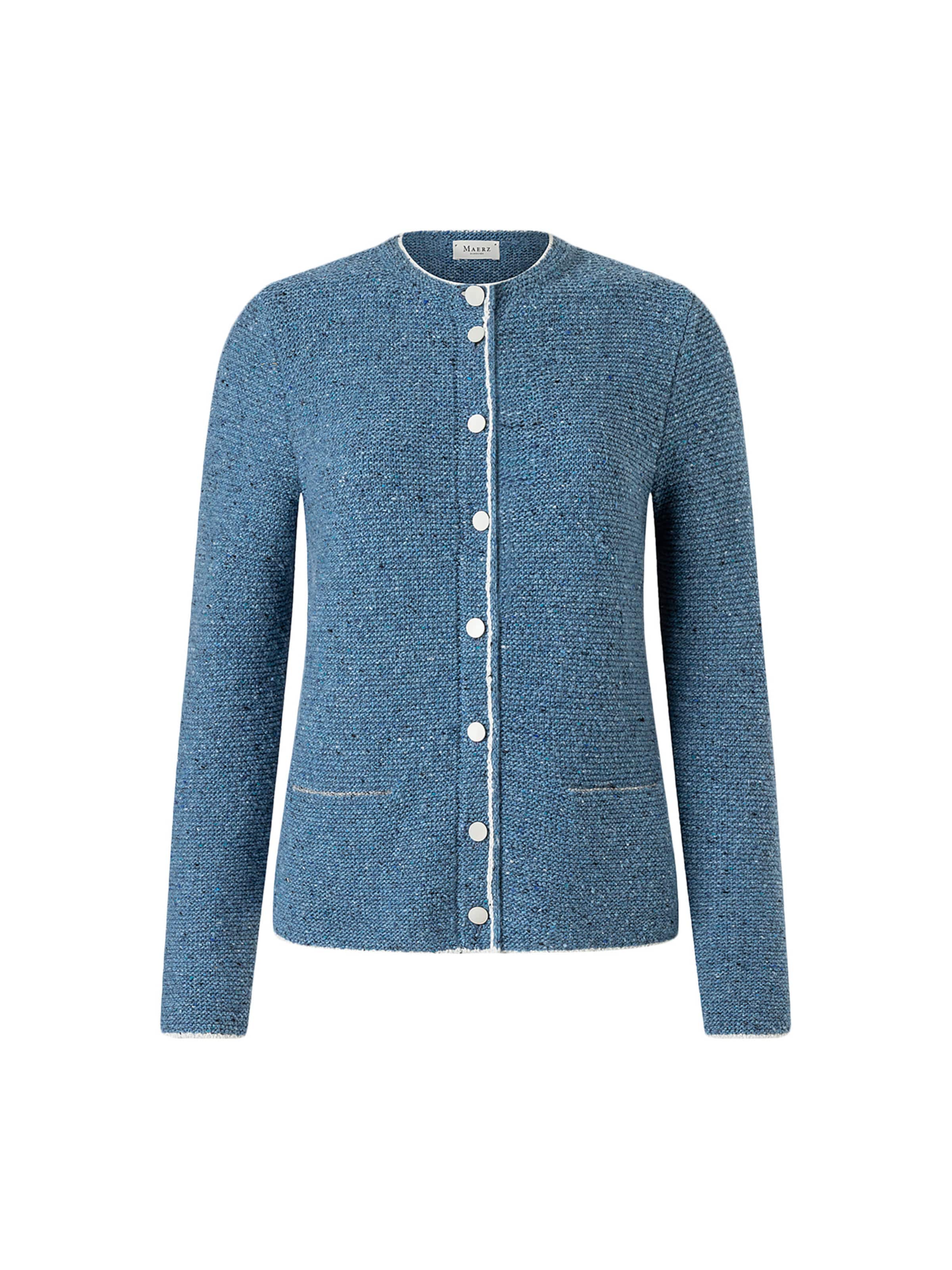 MAERZ Muenchen Strickjacke in Blau: Vorderseite