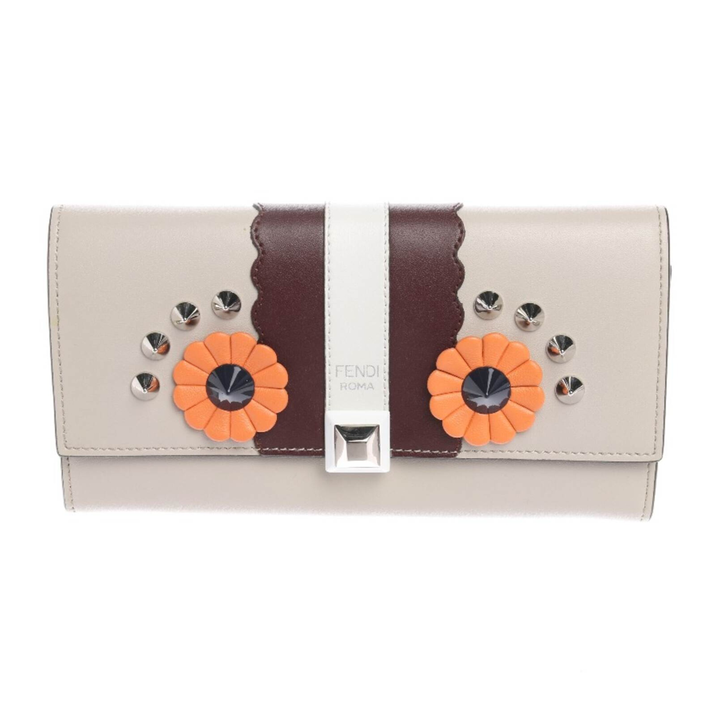 Fendi Small Leather Goods in One size in Brown: front