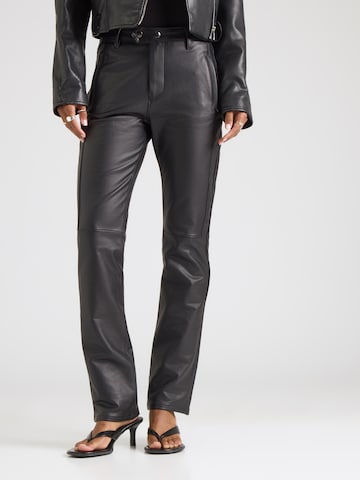 monari - regular Pantalón en negro: frente