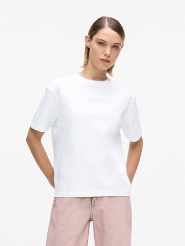 KARL LAGERFELD JEANS Póló - fehér: elől