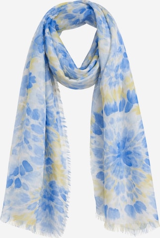 COLLEZIONE ALESSANDRO Scarf 'Batik' in Blue: front