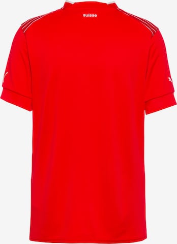 PUMA - Camiseta de fútbol en rojo