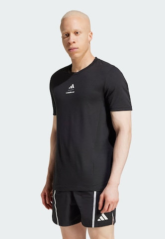 ADIDAS PERFORMANCE Performance shirt 'Les Mills' in Black: front
