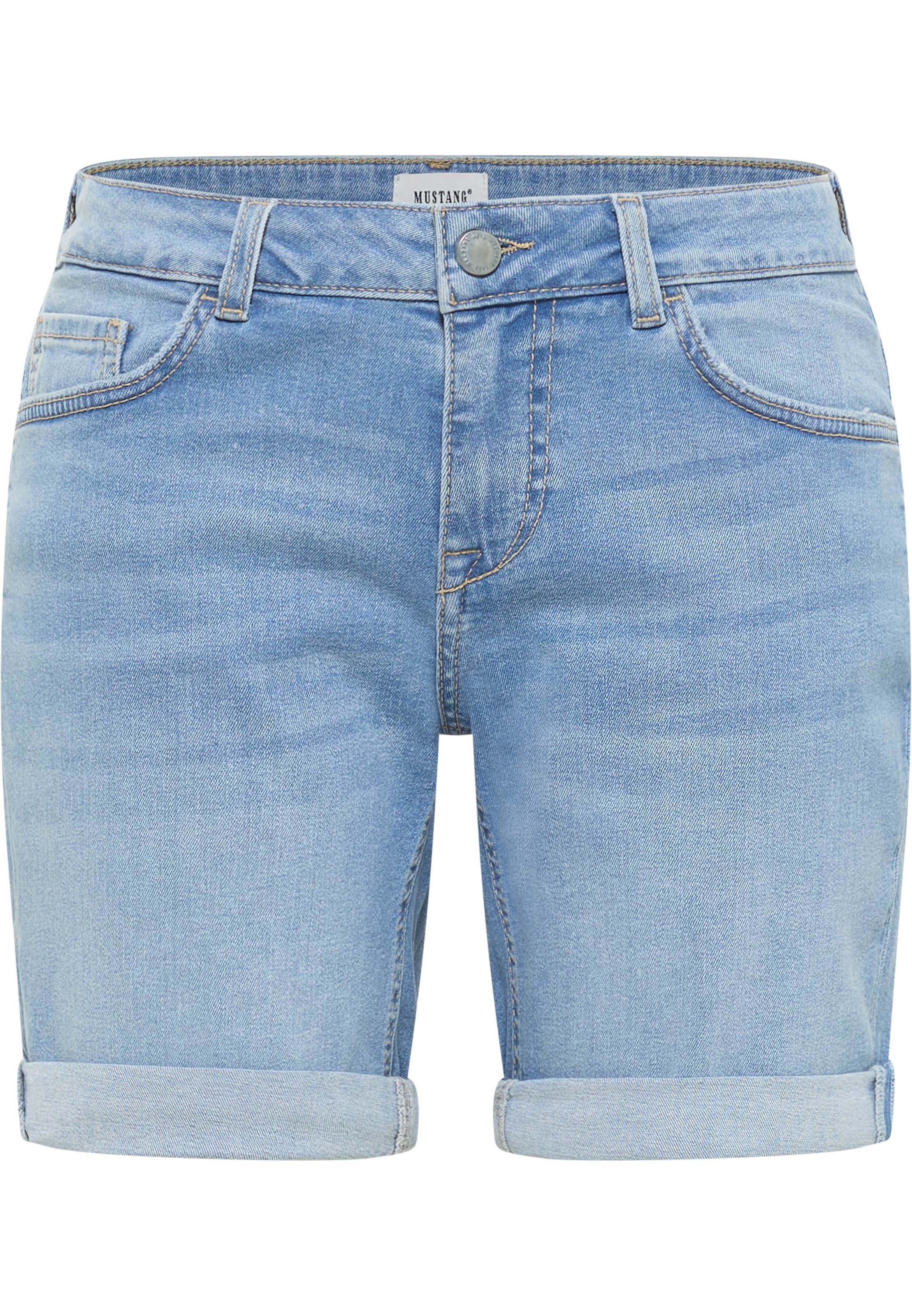 MUSTANG Jeans 'Bermuda' in Blau: Vorderseite