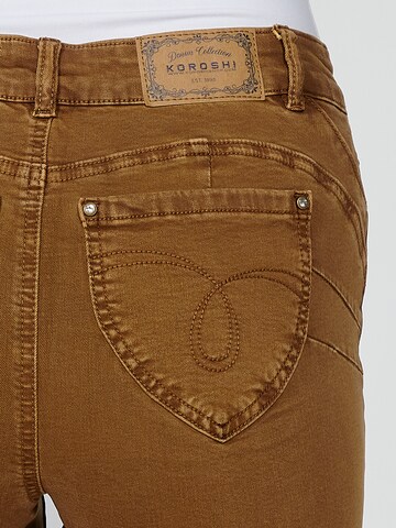 KOROSHI Slimfit Jeans in Beige