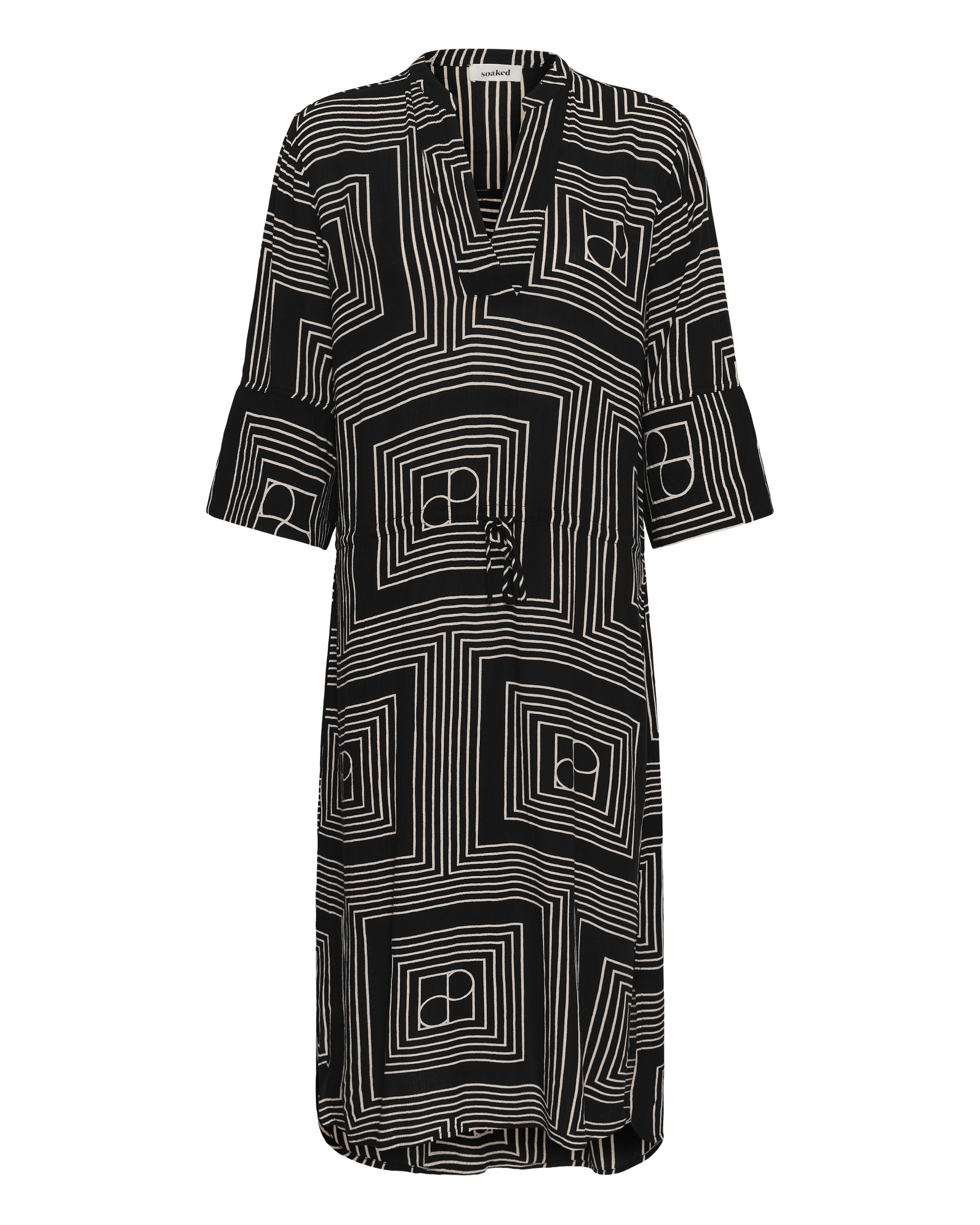 SOAKED IN LUXURY Dress 'SLZaya Aria' in Black: front