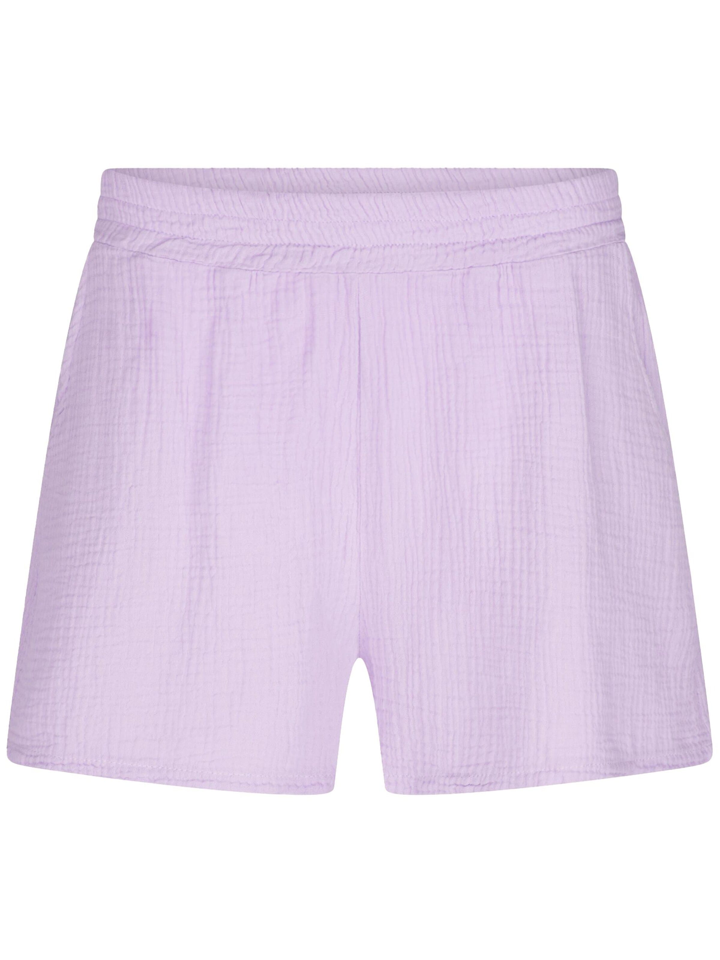 SASSYCLASSY Trousers in Purple: front