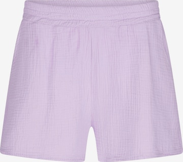 SASSYCLASSY Trousers in Purple: front