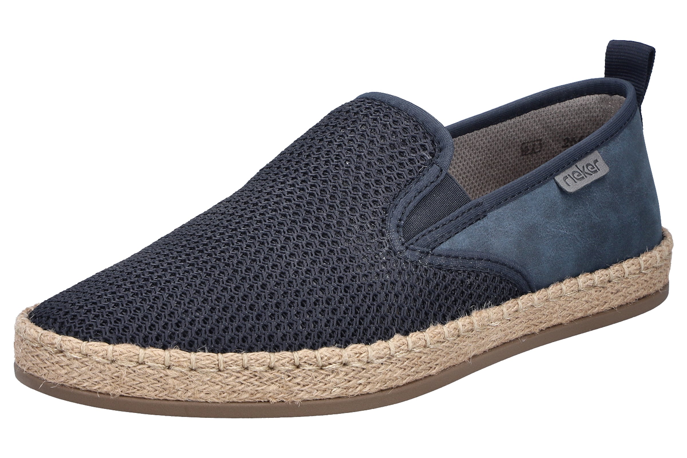 Chaussure basse ' B2661 ' Rieker en bleu : devant